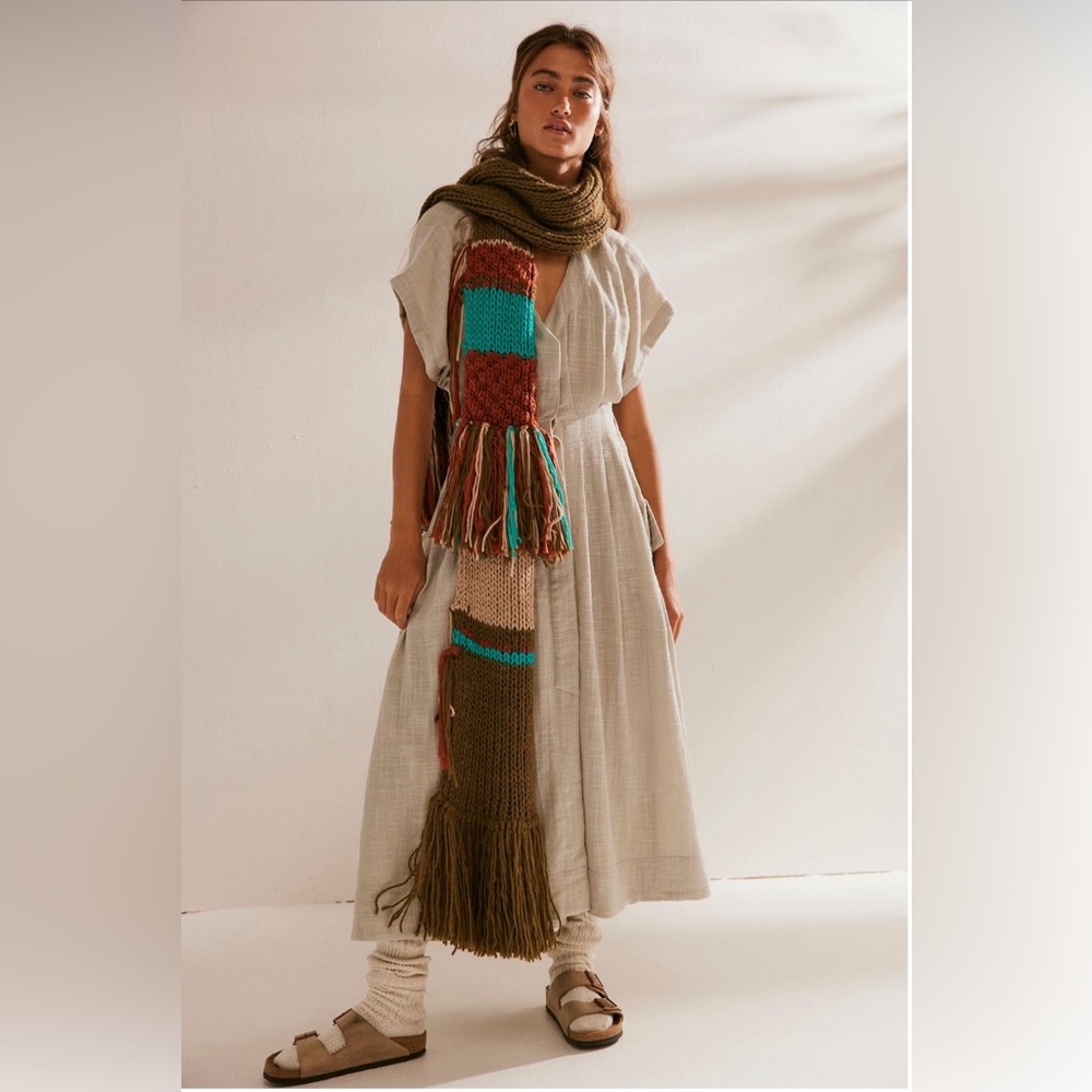 Free People LOTTA MIDI DRESS
